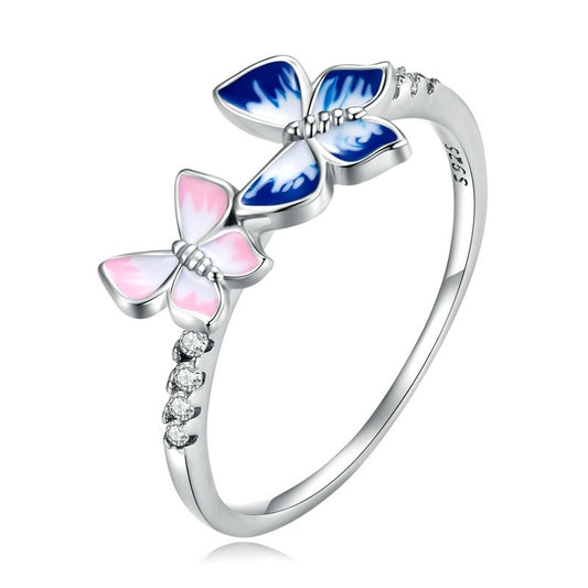 925 Sterling Silver Butterfly Ring