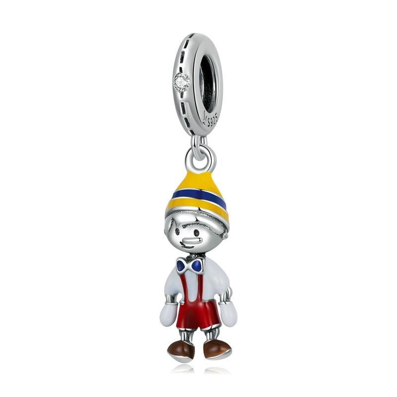 925 Sterling Silver Cool Little Boy Charm Beads