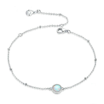 925 Sterling Silver Gorgeous Opal Bracelet