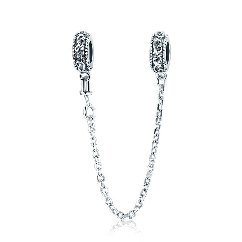 925 Sterling Silver Vintage Vine Charm Beads