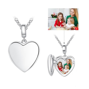 Personalized Photo 925 Sterling Silver Necklace
