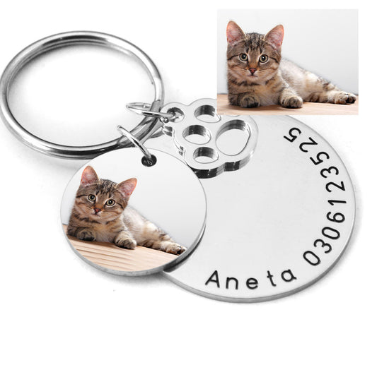 Personalized Pet Photo Keychain