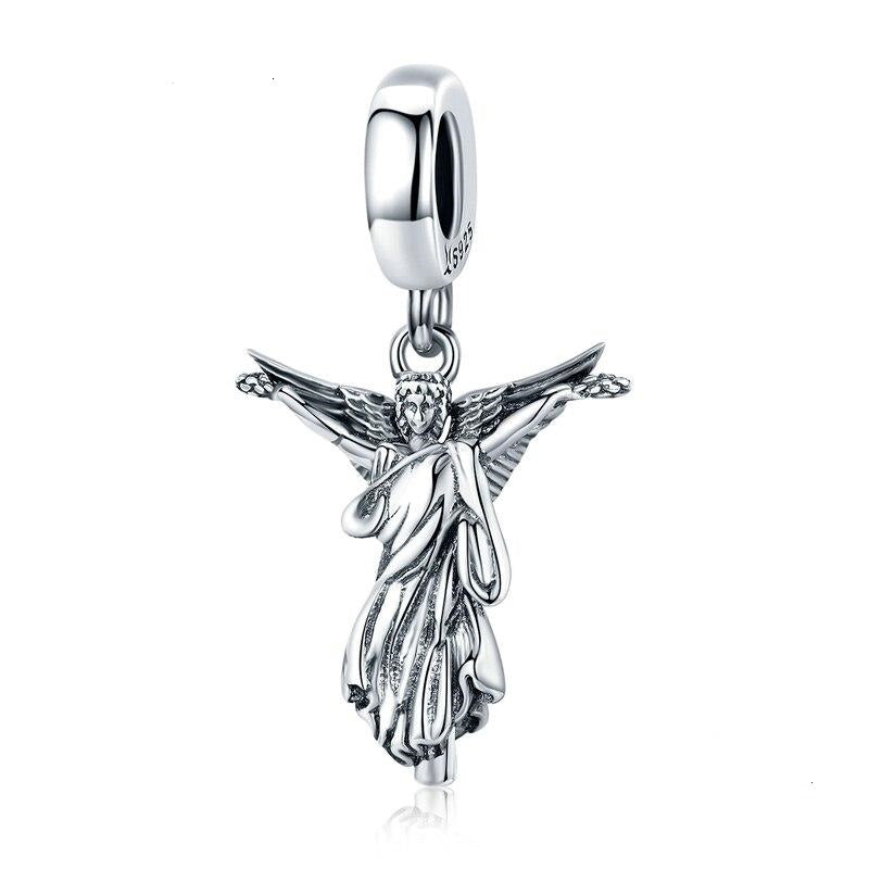 925 Sterling Silver Holy Virgin Charm Beads