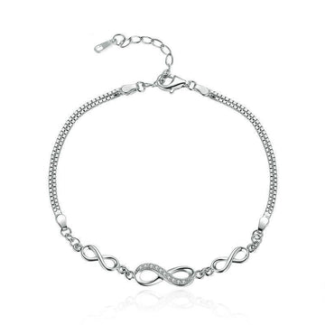 925 Sterling Silver Endless Love Bracelet