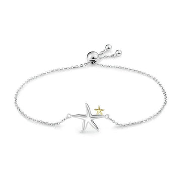 925 Sterling Silver Starfish Fairy Tale Bracelet
