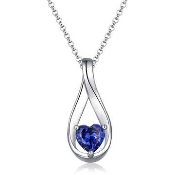 Collar personalizado con piedra de nacimiento en plata de ley 925