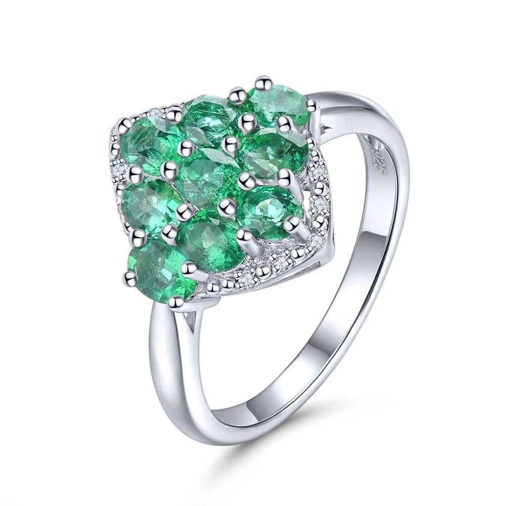 Natural Emerald Stone Genuie Gemstone Ring