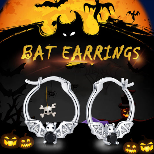 Lovely Bat Animal Stud Earrings