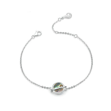 Pulsera de cadena de la colección Planet de plata de ley